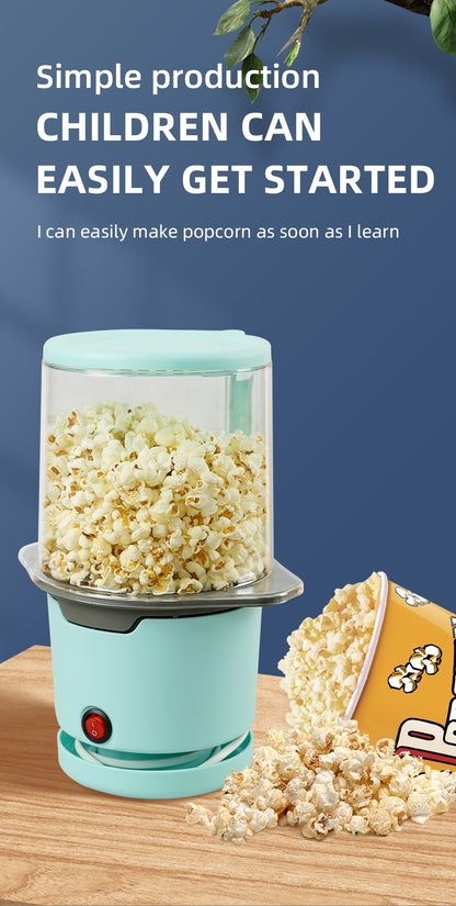 Popcorn Machine Household Healthy Hot Air Oil Free Corn Popcorn Maker For Kitchen Kids Home-made Popcorn Movie Snack 110V/220V