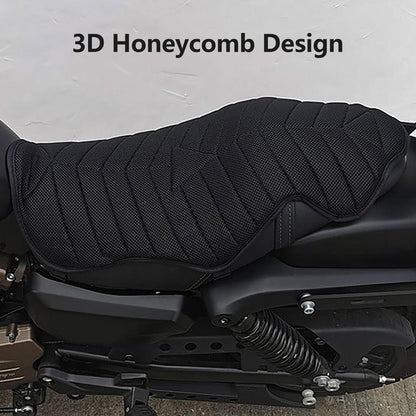 Almofada de Assento de Moto Protetor Solar Almofada de Assento Duplo de Moto Andar Impermeável Respirável Almofada de Ar Acessório de Moto