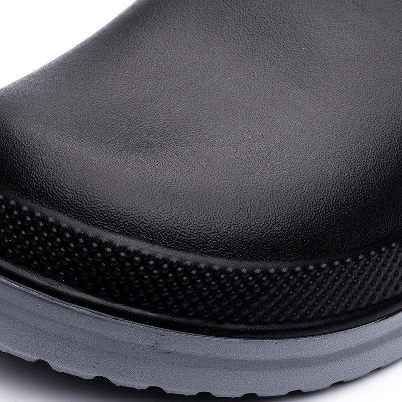 High Quality Chef Shoes Non-slip Waterproof Oil-Proof Kitchen Cook Flat Working Shoes Hotel Restaurant Clogs Men Slippers Flat
