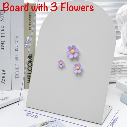Creative Large Capacity Desktop Message Board Vertical Curved Storage Board Note Board Office Home Desktop Ornament