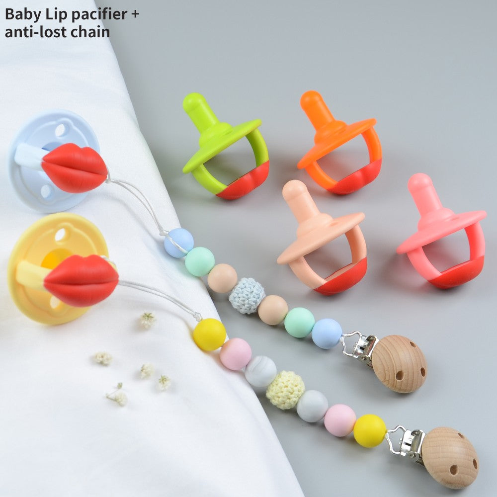 TYRY.HU Baby Newborn Soft Food Silicone Nipple Infant Safe Circle Type Nipples Toddler Pacifier Kids Teether Toy For Boy Girls