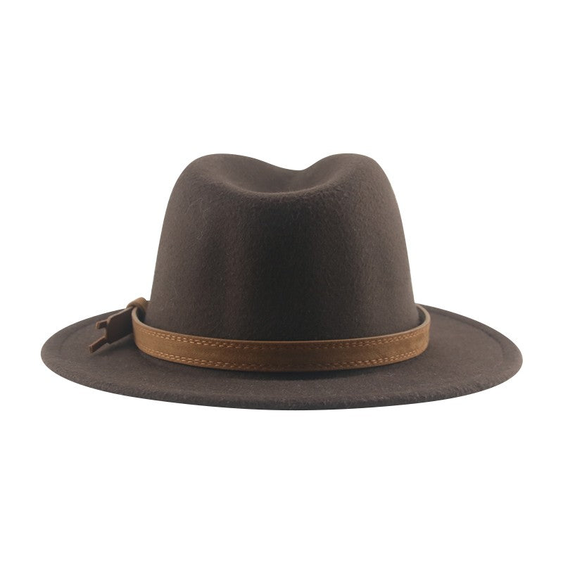 Hats for Women Fedoras Girls Hat Boys Hat Felted Kids Baby Caps Small 52cm 54cm Belt Wedding Cute Kid Fedoras Sombreros De Mujer