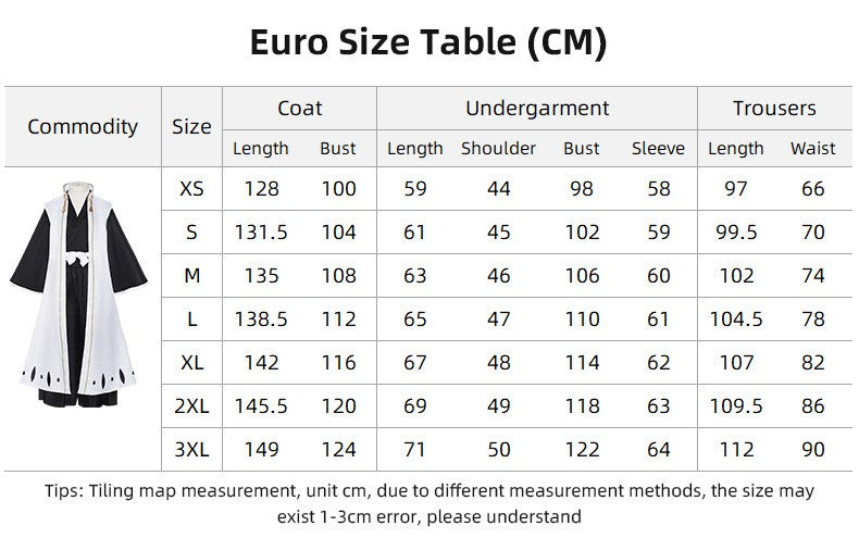 Anime Kuchiki Byakuya Cosplay Costume wig Kimono Gotei 13 Captain White Cloak Combat Uniform Adult Man Halloween Carnival Suit