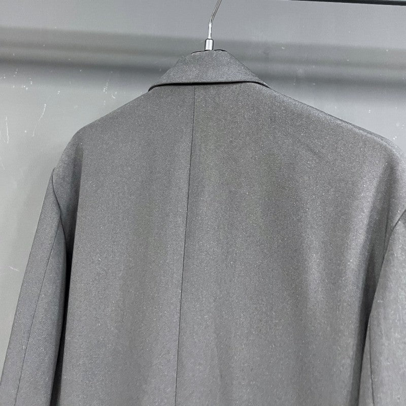 WVGA Autumn Winter New Man Tide Destroyed Metal Punk Rivet Chain Rock Suit Coat Niche Chic Casual Long Sleeved Blazer Ins W14182