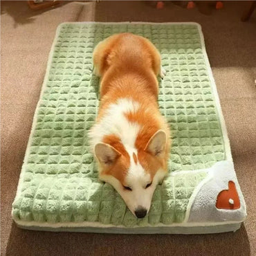Cama para Cães Lavável à Máquina Almofada Ortopédica Removível para Filhotes Travesseiro de Espuma Viscoelástica para Cães e Gatos de Pequeno Médio e Grande Porte
