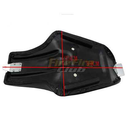 Banco de Couro PU para Motocicleta, Assento Dianteiro e Traseiro para Piloto e Passageiro Harley Sportster XL iron 883 1200 48 Forty-eight 2004-2016