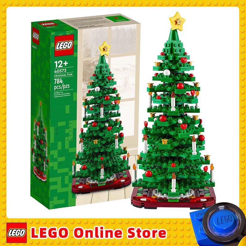LEGO Árvore de Natal 2 em 1 para Reconstruir 40573 Kit de Blocos de Montar Brinquedos para Crianças a Partir de 12 Anos Presente de Aniversário Natal (476 Peças)