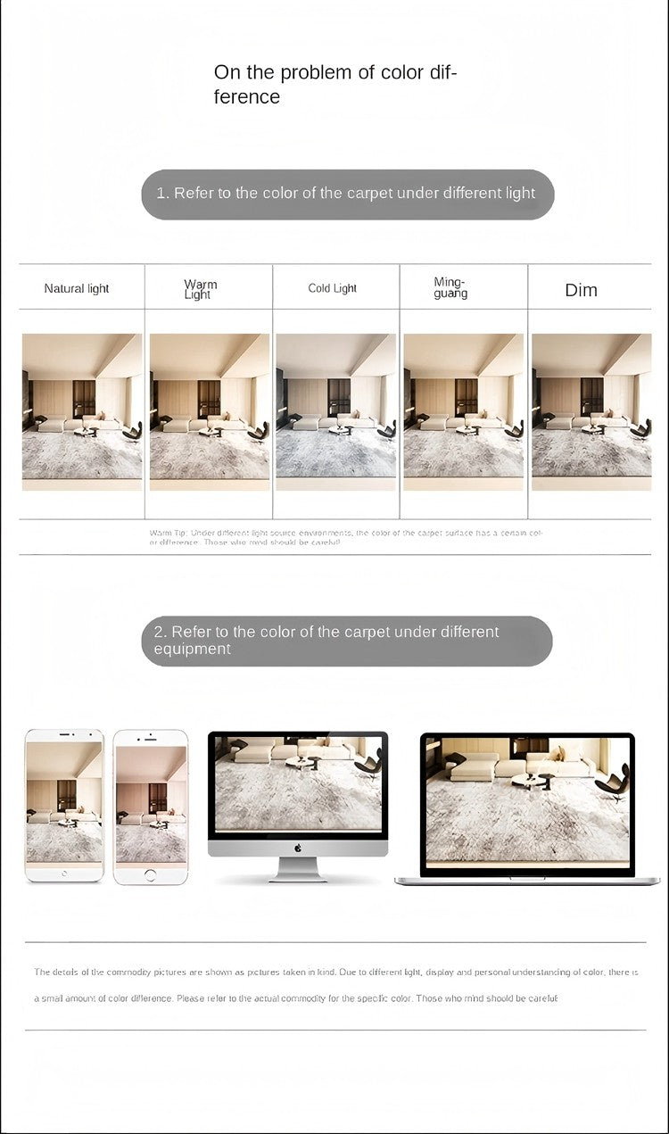 VIKAMA Christmas Winter Warm Round Rug For Living Room, Bedroom, Side Of Bed, Anti-Slip Hat Stand Pad, Holiday Home Decoration