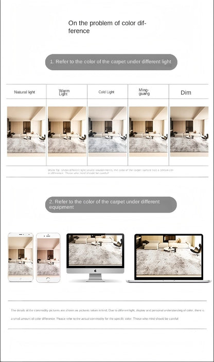 VIKAMA Christmas Winter Warm Round Rug For Living Room, Bedroom, Side Of Bed, Anti-Slip Hat Stand Pad, Holiday Home Decoration