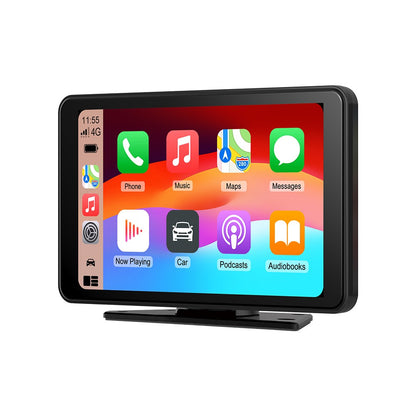 Wireless CarPlay Screen for Car 7" HD Portable Stereo Touchscreen For Apple CarPlay & Android Auto CarPlay Screen with Backup
