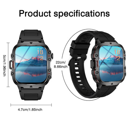 Smart watch, Bluetooth call, message reminder, two straps optional, suitable for iPhone/Android phone