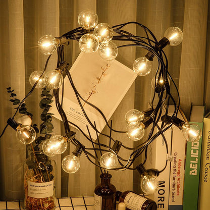 Outdoor LED Waterproof G40 String Light EU Plug Shatterproof Light Bulb Garden Fairy String Lights for Patio Festoon Party Decor