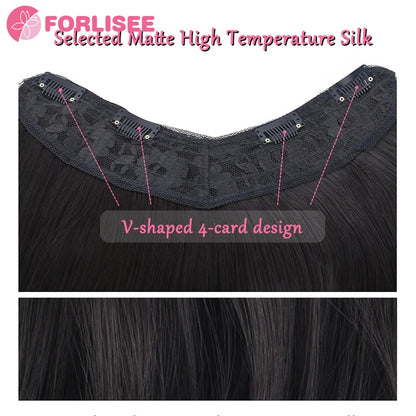 Cabelo Sintético Feminino Estilo Cabelo Comprido Cabelo Extra Comprido Perucas Sintéticas Apliques Camadas Aumento de Cabelo No Topo da Cabeça