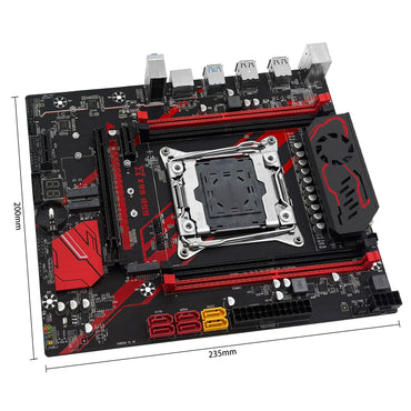 Placa-mãe MACHINIST X99 RS9 LGA 2011-3 Intel Xeon E5 2680 V4 CPU e kit opcional de memória RAM DDR4 16 GB com quatro canais USB3.0