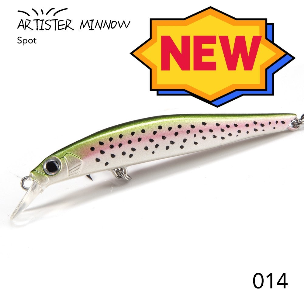 Isca de Pesca de Truta Hunthouse Isca Rígida Sinking Jerkbait 70/80/105mm 7/8.5/18.5g Artist Minnow Isca de Pesca Marinha Twitch Para Robalo