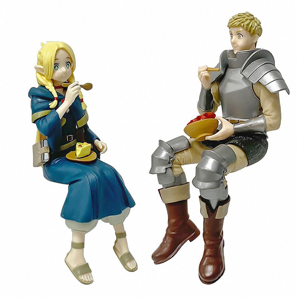 Delicious In The Dungeon Marcille Donato Estátua de Anime Girl Dungeon Food Leo Stouten Action Figure Modelo Boneca Sentada Brinquedo de Presente
