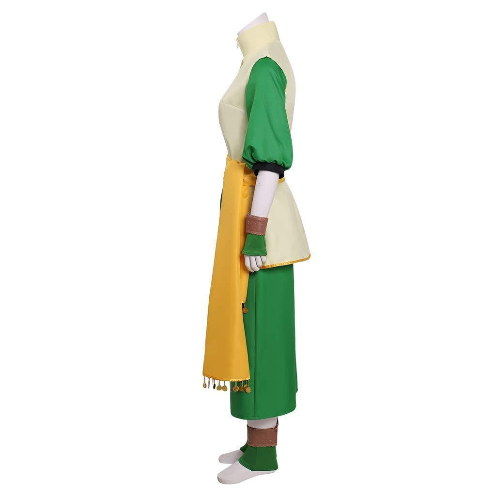 Toph Beifong Cosplay Costume Avatar of Last Airbender Live-action Gray Uniform Vest Tops Pants Outfits Halloween Carnival Suits