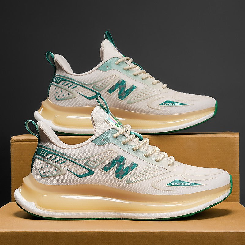 Sports Shoes for Men Mesh Breathable Comfortable Outdoor Sports Trendy Lace-up Sneakers 2025 New Casual Running Shoes for Man