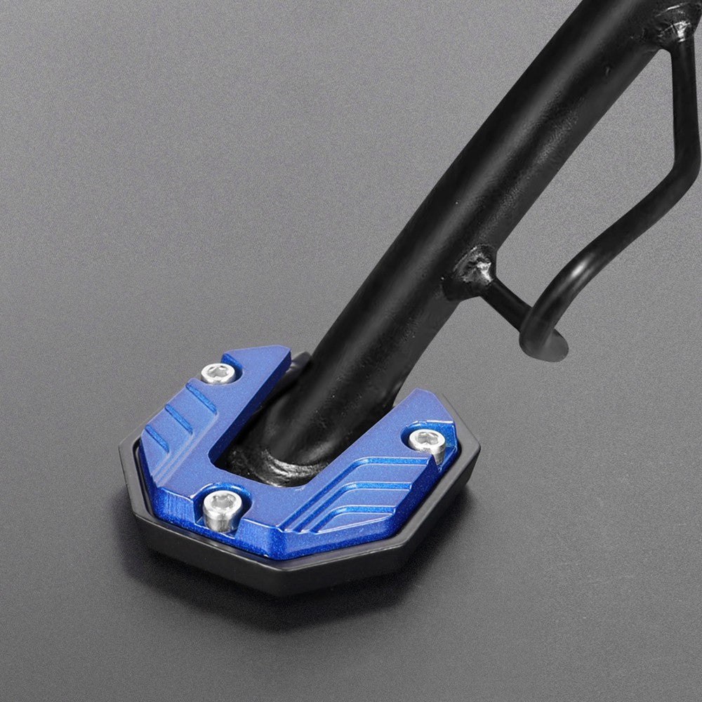 Suporte Lateral Extensor Universal para Motocicleta Scooter Bike, Placa de Apoio para Extensão do Pé, Base Alargada Antiderrapante