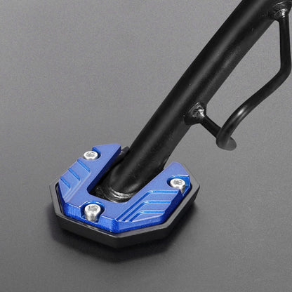 Suporte Lateral Extensor Universal para Motocicleta Scooter Bike, Placa de Apoio para Extensão do Pé, Base Alargada Antiderrapante