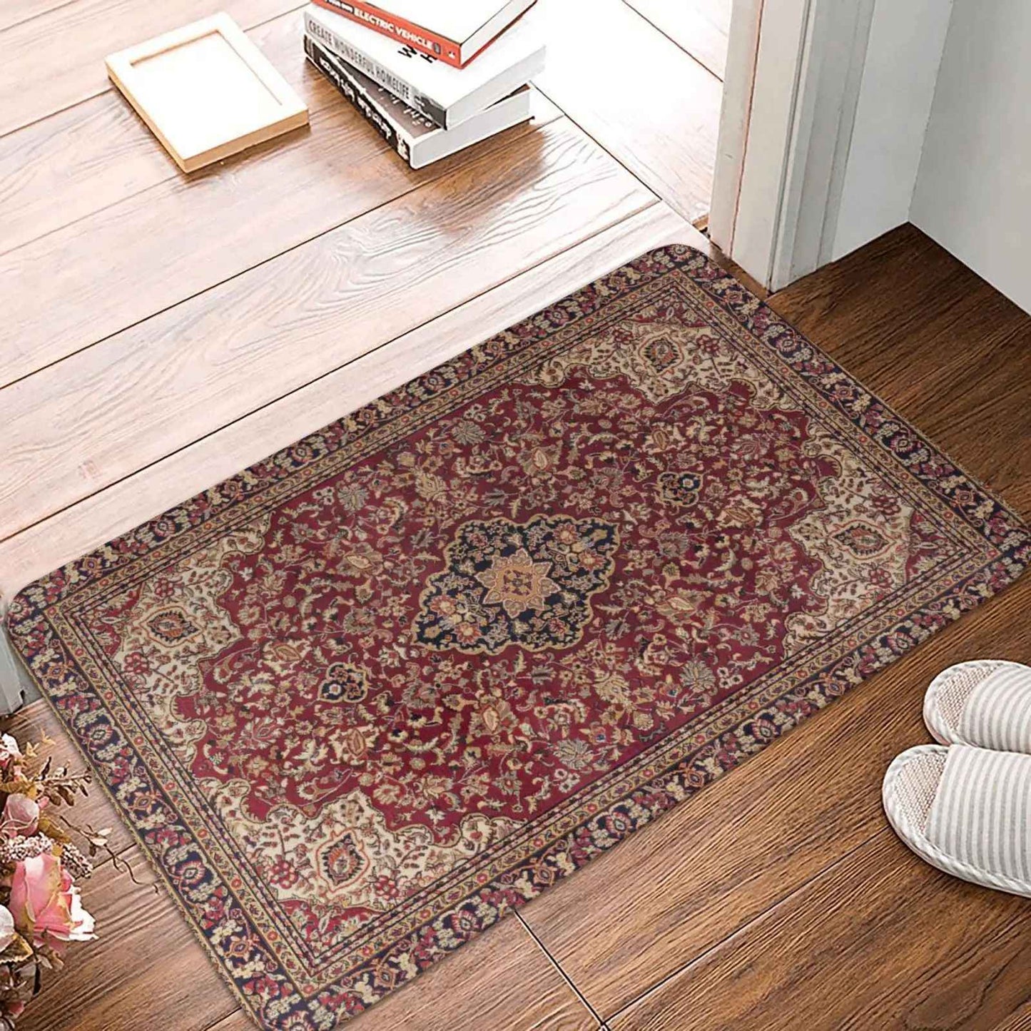 Moroccan Ethnic Decorative Bathroom Mats Small Rugs Soft Kitchen Mats Home Living Room Carpets Entrance Door Mats