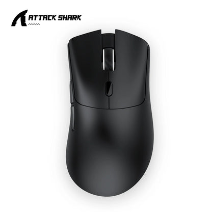 Mouse Bluetooth Attack Shark R1 e Grip Tape, Mouse Viral Avaliado por Influenciadores PAW3311 1K HZ Mouse Gamer com Macro para pad/pc