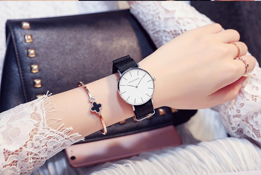 Hannah Martin Brand Japan Quartz Movement Women Fashion Watch Leather Strap Lady Wristwatches Waterproof Clock relogio feminino