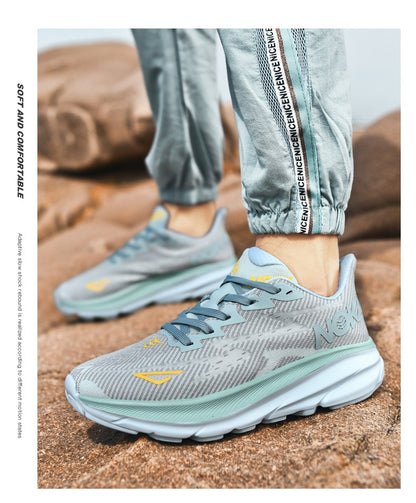 PARZIVAL Men's Sneaker Air Cushion Runner Trainers Tenis Marathon Sports Running Shoes Women Outdoor Athletic Speciality Sneaker