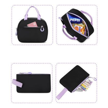 Love series elementary school backpack Lightweight large capacity and cute orthopedic school bags Middle school girls' backpacks