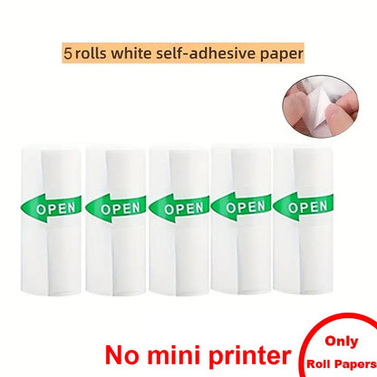 Portable Mini printer,thermal pocket Label  printer, for Android or IOS APP, inkless sticker printer, suitable for home, office