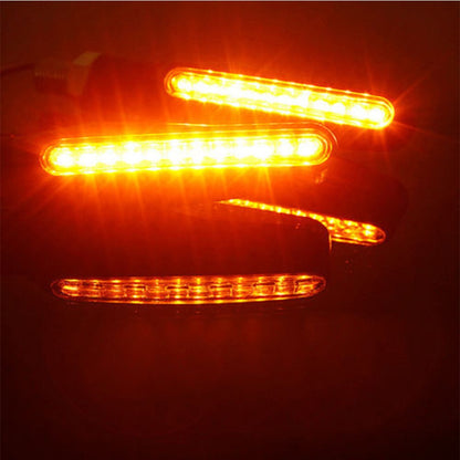 1/2/4pcs LED Motorbike Lampe LED Turn Signal Light Super Bright Amber Flasher Light Universal Motorcycle Turn Signal Indicator