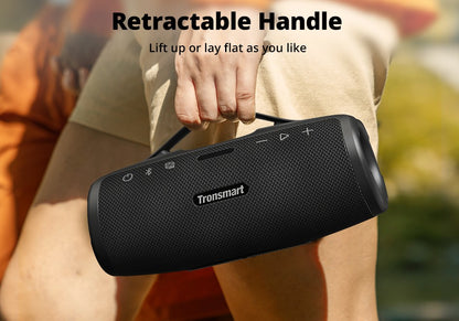Tronsmart Mirtune S100 Speaker Bluetooth Powerful Speaker with 50W, IPX7 Waterproof, Retractable Handle, Built-in Powerbank