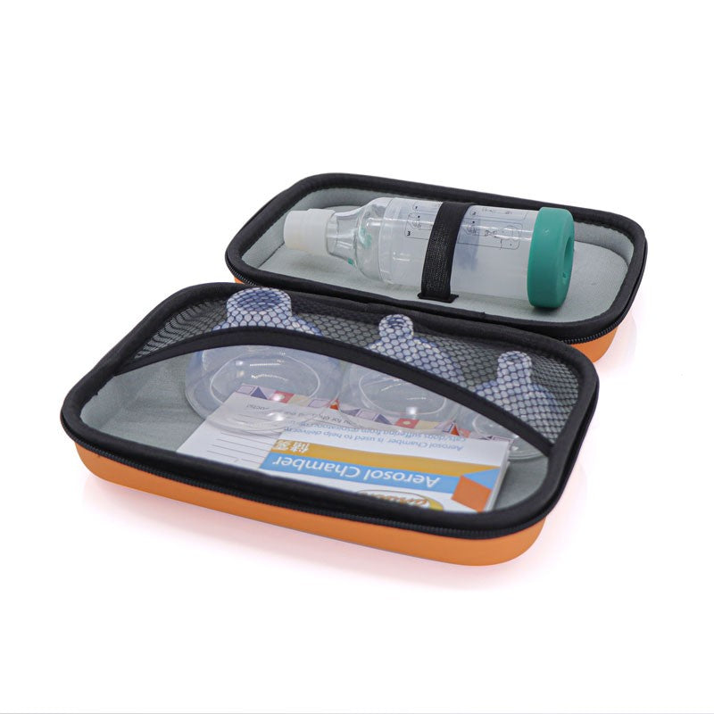 Câmara de Aerossol com máscara de silicone Espaçador Inalador Pet Para Gato Cão