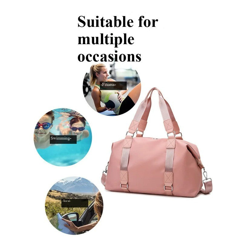 Large Gym Bag with Wet Dry Compartment | Sport Duffel for Women Men | Travel Tote