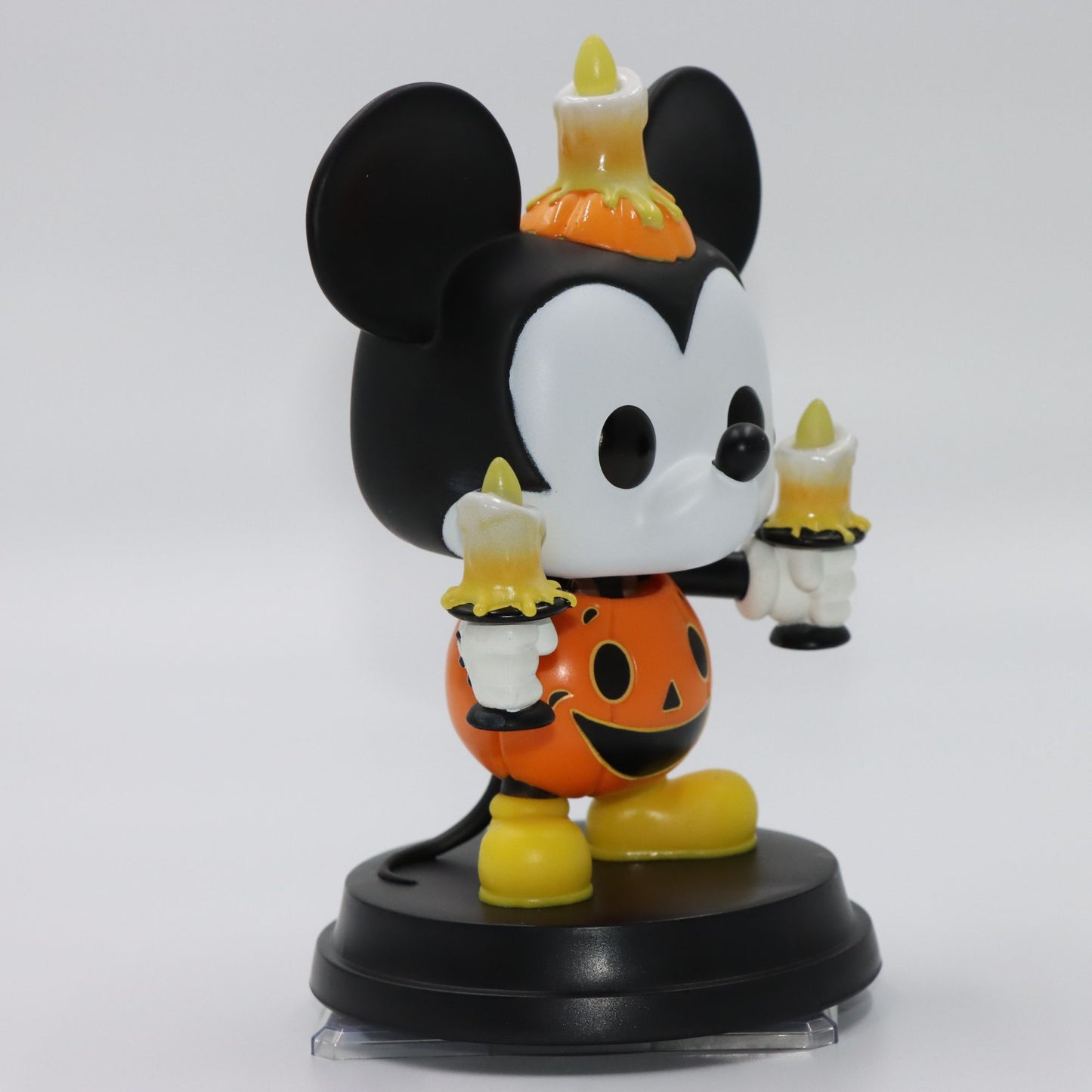 Boneco Funko Pop Disney Halloween Mickey Mouse Brilha no Escuro, Modelo de Coleção de Vinil, Brinquedo de Decoração de Mesa, Presente