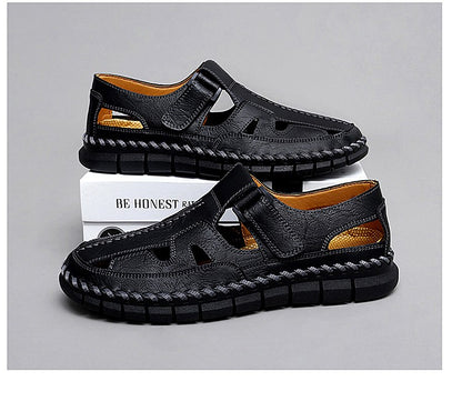 Handmade Men's Shoes Outdoor Shoe Men Casual Men Shoes Breathable Suede Leather Shoe Anti-Skid Walking Shoe Hot Sale Footwear