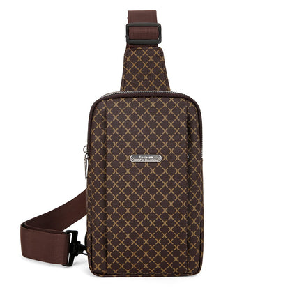 Men's Shoulder Bag, Crossbody Bag, Large-Capacity Casual Lightweight Handbag, Mobile Phone Commuter Backpack