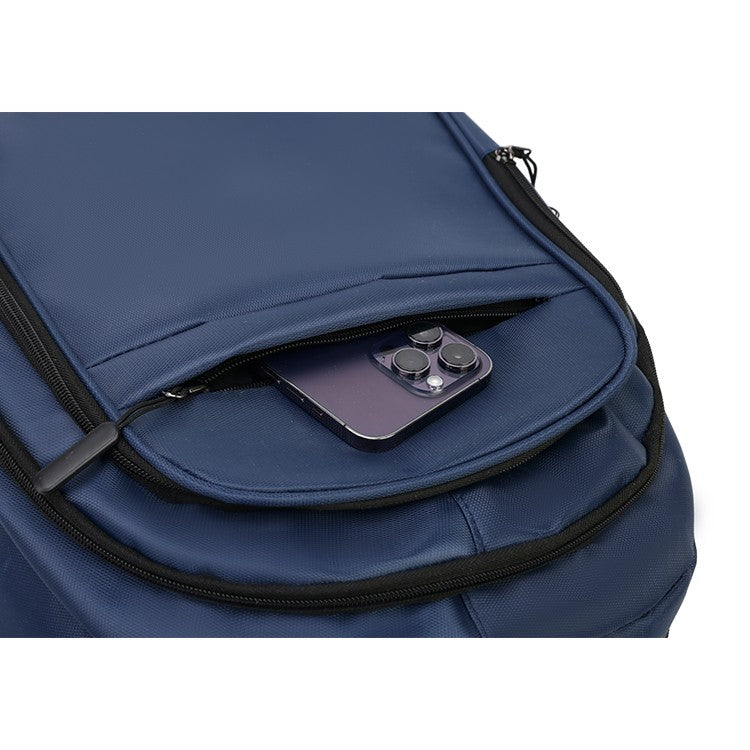 Large-capacity backpack - laptop bag, featuring a 15.6-inch tablet pocket and zippered pockets - utilizing anti-fading technolog