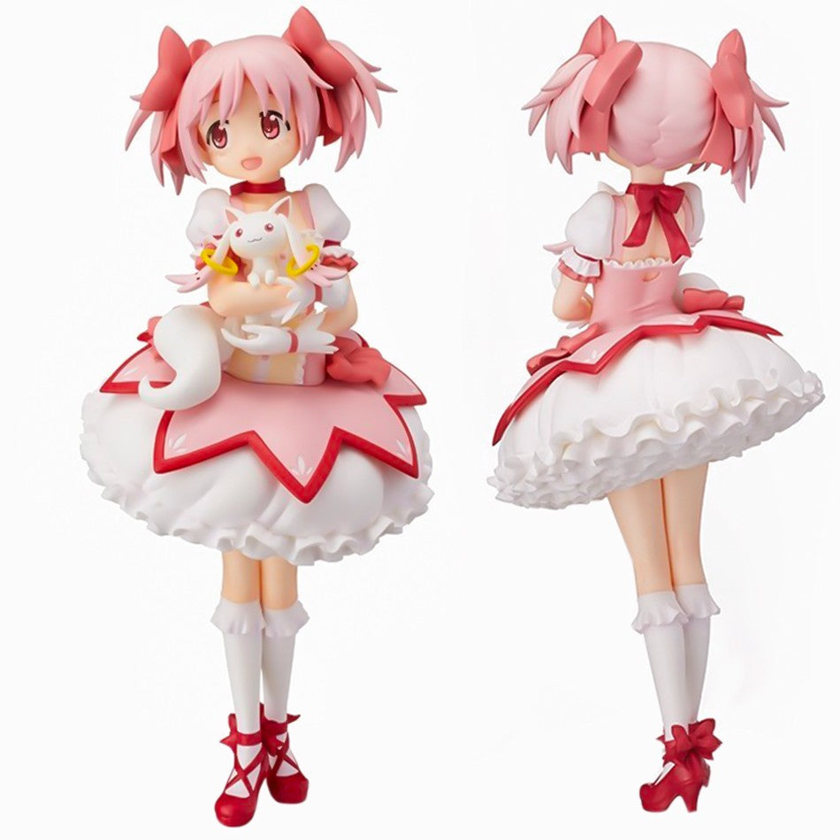 Anime Magikano 18cm Puella Magi Madoka Magica Figura PVC Modelo Boneca Decoração de Mesa Action Figure Brinquedos Colecionáveis Presentes Infantis