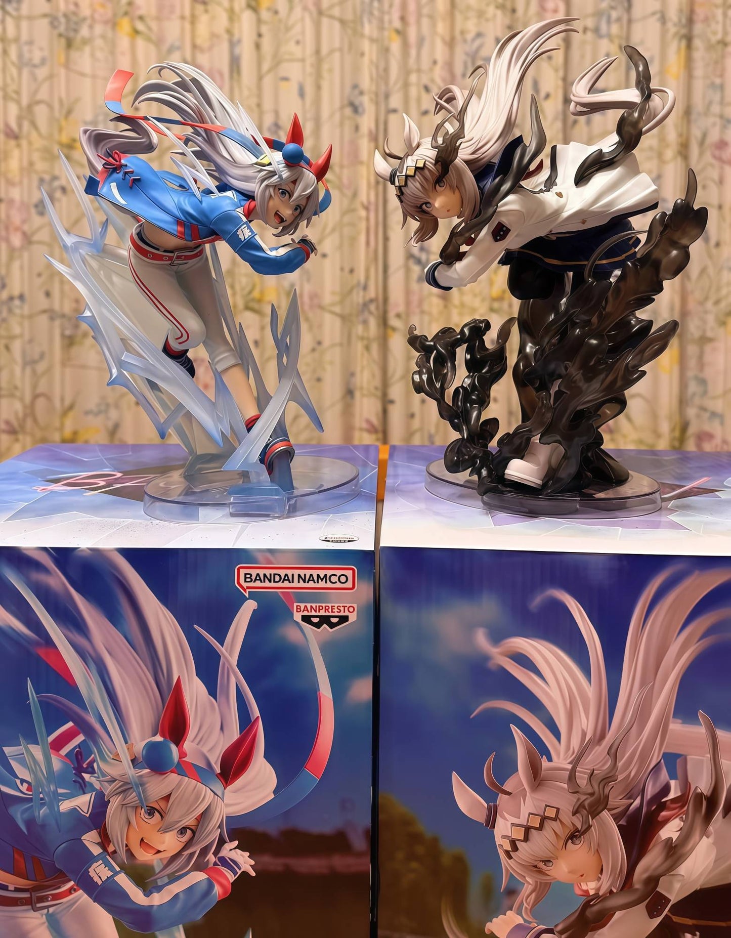 Em estoque Bandai Banpresto Evolve Pretty Derby Tamamo Cross Oguri Cap Modelo colecionável de anime Decoração de mesa Presente de aniversário