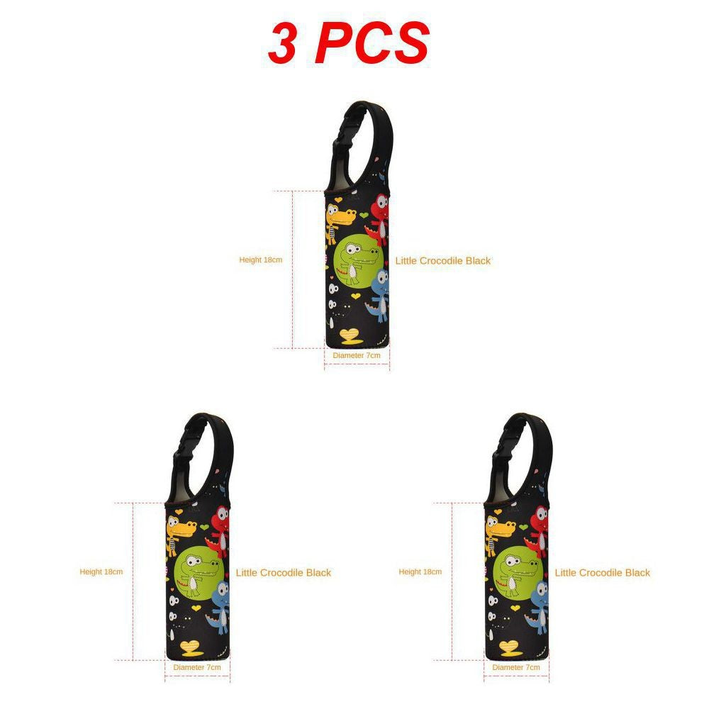 Baby Bottle Cover Portable Water Bottle Case Sleeve Sports Insulation Water Bottle Covers Pouch With Strap Holder Bottle Bag