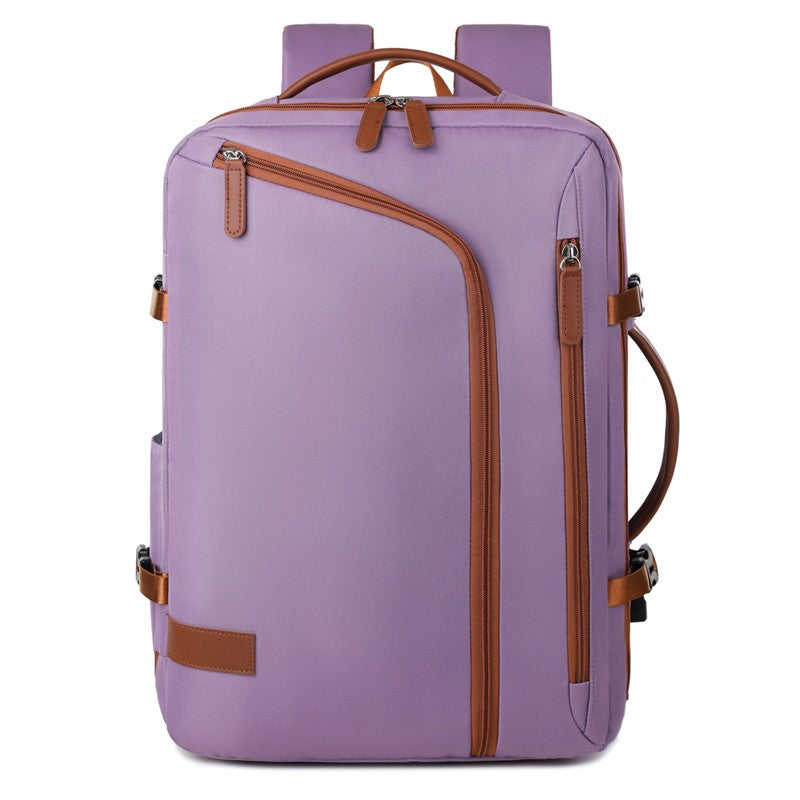 Backpack Unisex New Simple Business Computer Backpack Outdoor Large Capacity Travel Bag Student School Bag for Boys