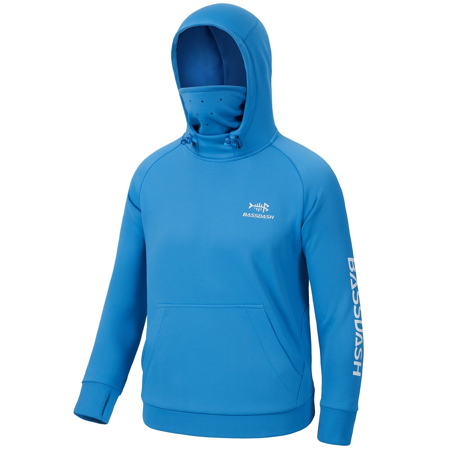 Moletom Infantil de Fleece Bassdash com Capuz e Máscara para Pesca, Resistente à Água, FS18Y