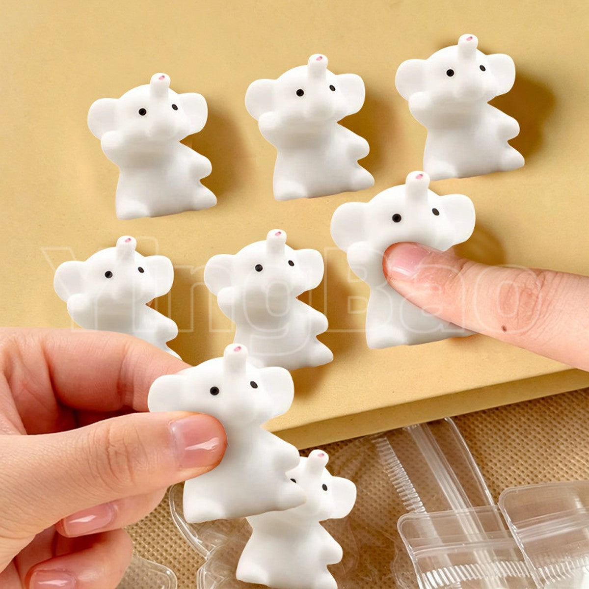 4/5/6PCS Kawaii Squishies Mochi Animal Antistress Toys Stress Relief Ball Relaxing Mood Squeeze Gifts Party Favors for Birthday