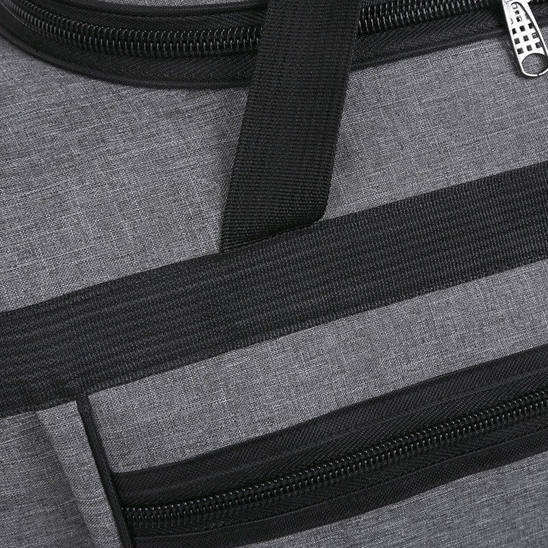 Large Capacity Folding Duffle Bag Travel Clothes Storage Bags Zipper Oxford Weekend Bag Thin Portable Moving Luggage Hand Bag