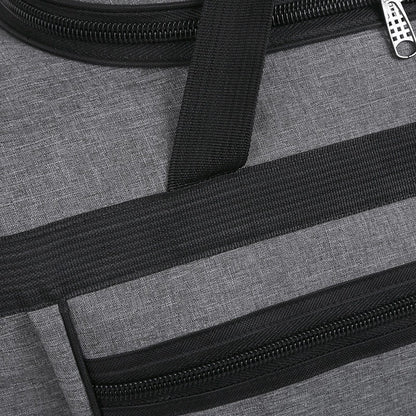 Large Capacity Folding Duffle Bag Travel Clothes Storage Bags Zipper Oxford Weekend Bag Thin Portable Moving Luggage Hand Bag