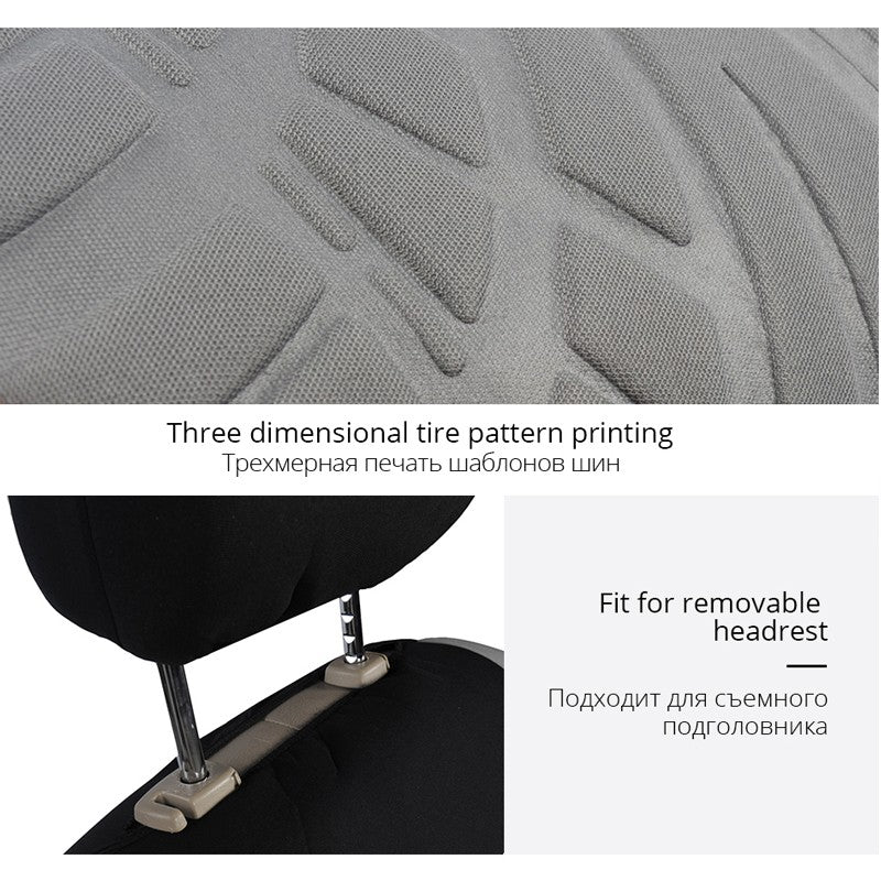 Universal Car seat cover auto Seat Cover 3D Printed Embroidered Fashionable Automotive Interior