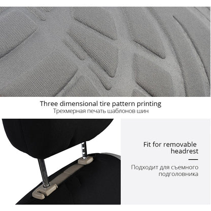 Universal Car seat cover auto Seat Cover 3D Printed Embroidered Fashionable Automotive Interior