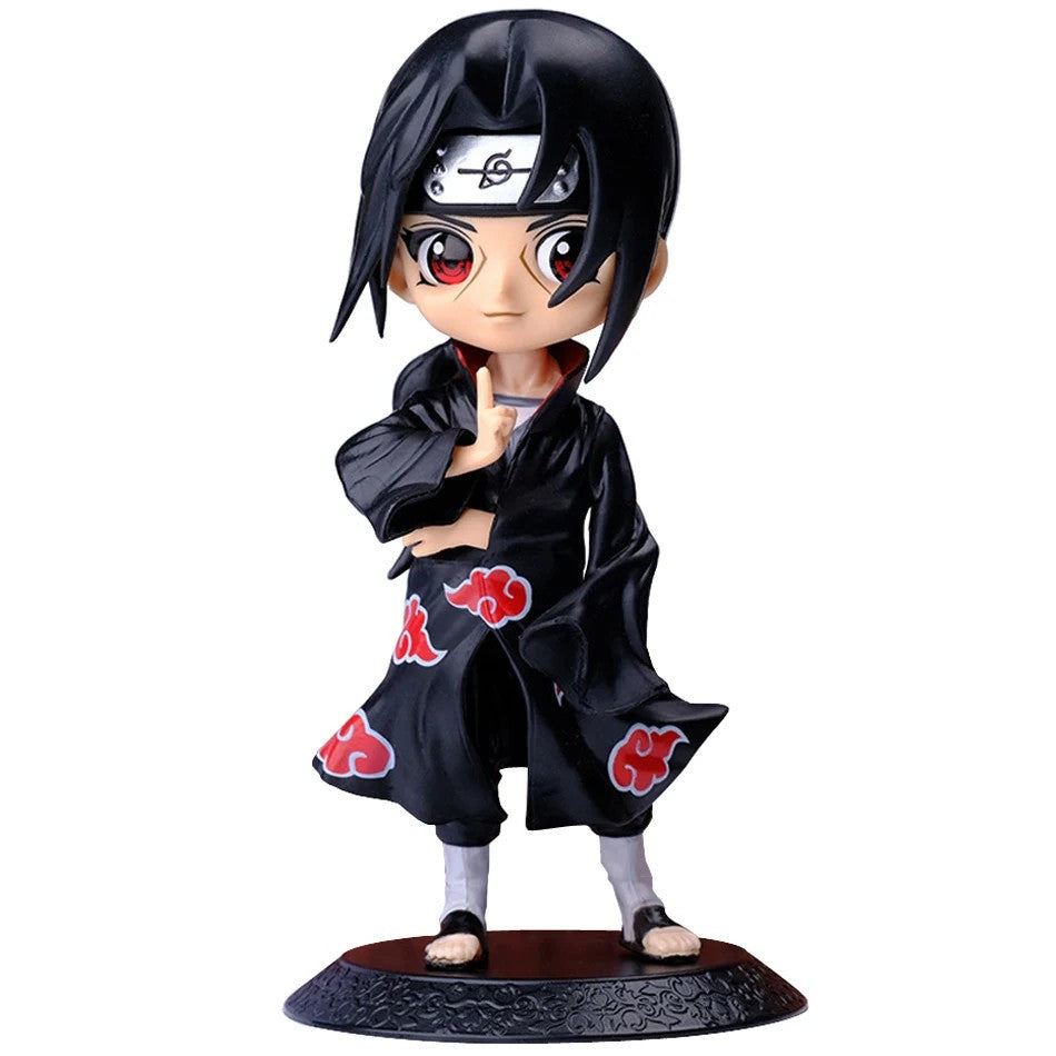 Bonecos de Anime Naruto Figuras de Ação Sakura Uchiha Gaara Kakashi Modelos em PVC para Decoração Coleção Presente Brinquedos 15cm
