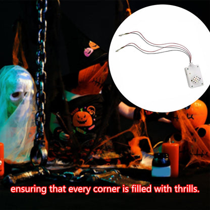 Sound Sensor Halloween Scream Speaker Horror Screaming Tricky Voice-activated Props Scary Sound Sensor For Party Decoration